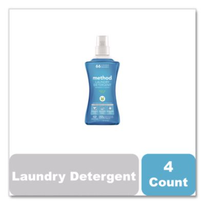 Laundry Detergent, Fresh Air Scent, 53.5 oz Bottle, 4/Carton