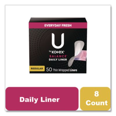 Balance Daily Wrapped Panty Liners, Light Absorbency, 50/Pac