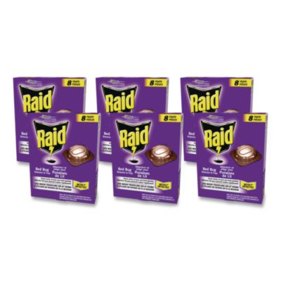 Bed Bug Detector and Trap, 0.19 lb Trap, 8 Traps/Box, 6/Cart