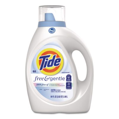 Free and Gentle Liquid Laundry Detergent, HE Compatible, 58
