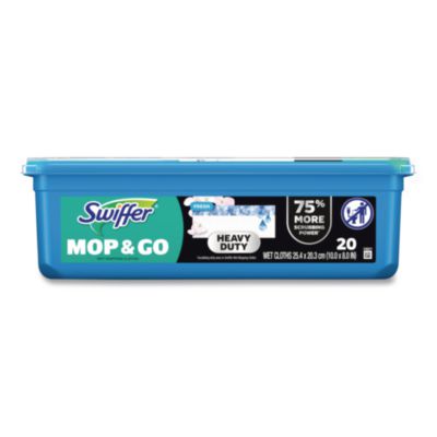 Heavy-Duty Wet Refill Cloths, 10 x 8, Open Window Fresh, 20/