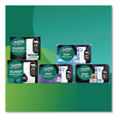 Heavy-Duty Wet Refill Cloths, 10 x 8, Open Window Fresh, 20/