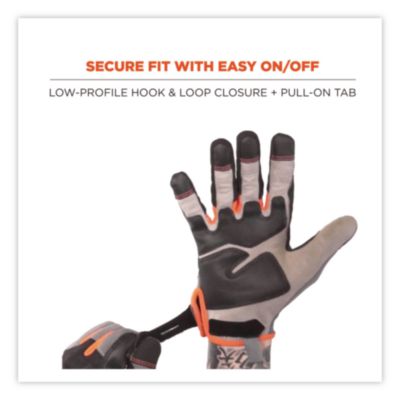ProFlex 710 Heavy-Duty Utility Gloves, Large, Gray, Pair
