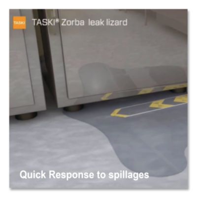 Zorba Absorbent Control Strips, 0.5 gal, 1" x 100 ft, 50 Str