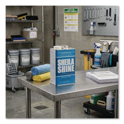 Low Voc Stainless Steel Cleaner And Polish, 1 Gal Can, 4/car