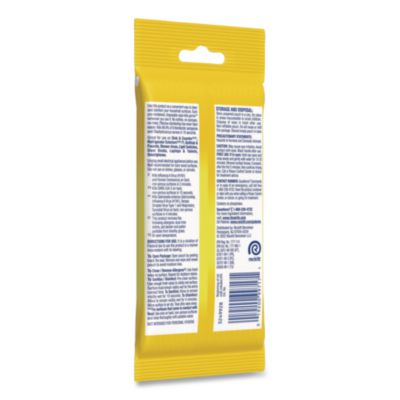Disinfecting Wipes Flatpacks, 1-Ply, 6.69 x 7.87, Lemon and