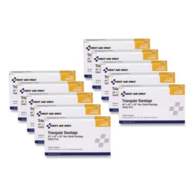 First-Aid Refill Sling/tourniquet Triangular Bandages, 40 X