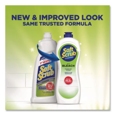 Antibacterial Surface Cleanser with Bleach, 24 oz Bottle, 8/