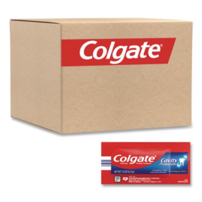 Cavity Protection Toothpaste, Regular Flavor, 0.15 Oz Sachet