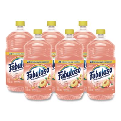 Multi-Use Cleaner, Peach Scent, 56 oz Bottle, 6/Carton