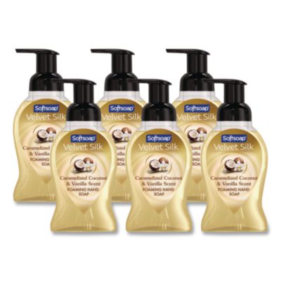 Velvet Silk Foaming Liquid Hand Soap, Coconut, 9 oz, 6/Carto