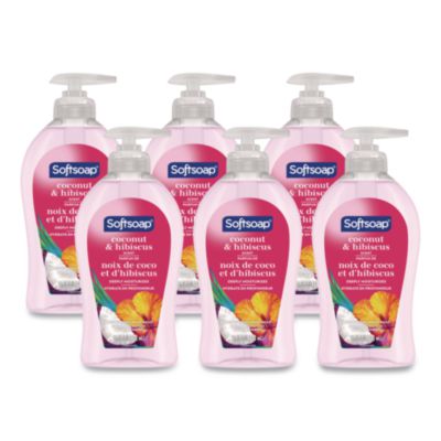 Liquid Hand Soap Pumps, Coconut and Hibiscus Scent, 11.25 oz
