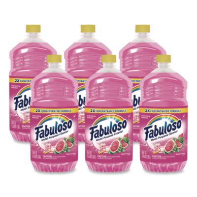 Multi-Use Cleaner, Watermelon Scent, 56 oz Bottle, 6/Carton