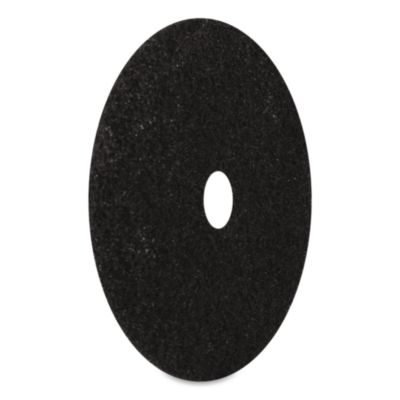 Stripping Pads, Heavy-Duty, 20" Diameter, Black, 5/Carton