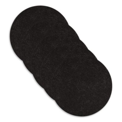 Stripping Pads, Heavy-Duty, 20" Diameter, Black, 5/Carton