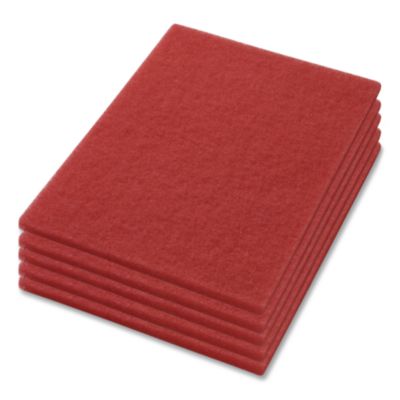 Buffing Pads, 28 X 14, Red, 5/carton