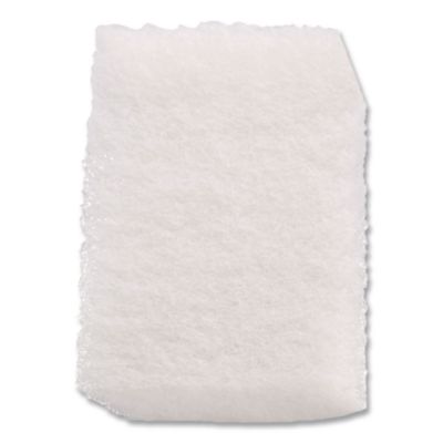 Octopus Light Duty Cleaning Pad, 5" x 9", White, 20/Carton