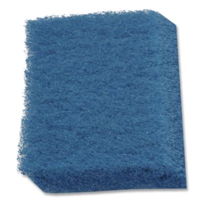 Octopus 102 Medium Duty Cleaning Pad, 5" x 9", Blue, 20/Cart