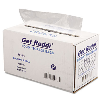 Food Bags, 10" x 14", Clear, 1,000/Carton