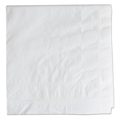 Cellutex Table Covers, Tissue/polylined, 54" X 108", White,