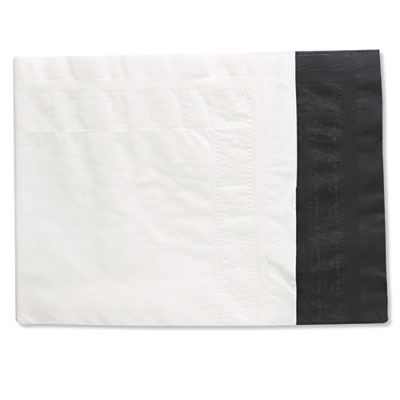 Cellutex Table Covers, Tissue/polylined, 54" X 108", White,