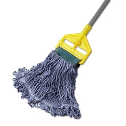 Super Stitch Blend Mop Head, Cotton/Synthetic, Medium, Blue,