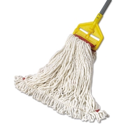 Web Foot Wet Mop Head, Shrinkless, Cotton/Synthetic, Large,