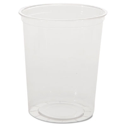 Deli Containers, 32 oz, Clear, Plastic, 50/Pack, 10 Packs/Ca