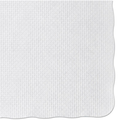Placemats, Knurl Embossed Surface, Scalloped Edges, 13.5" x