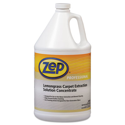Carpet Extraction Cleaner, Lemongrass Scent, 1 gal Bottle, 4