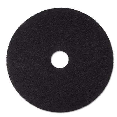 Low-Speed Stripper Floor Pad 7200, 20" Diameter, Black, 5/ca