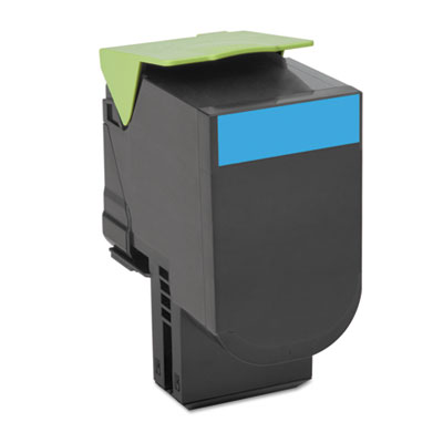 70c1hc0 Return Program High-Yield Toner, 3,000 Page-Yield, C