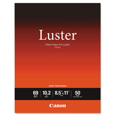 Pro Luster Inkjet Photo Paper, 10.2 Mil, 8.5 X 11, Luster Wh