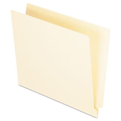 Manila End Tab Folders, 9.5" High Front, Straight 1-Ply Tabs