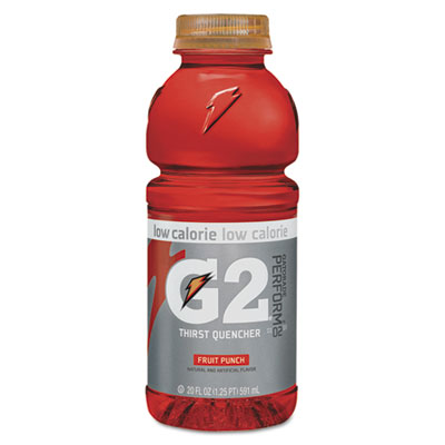 G2 Perform 02 Low-Calorie Thirst Quencher, Fruit Punch, 20 O