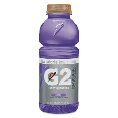 G2 Perform 02 Low-Calorie Thirst Quencher, Grape, 20 Oz Bott