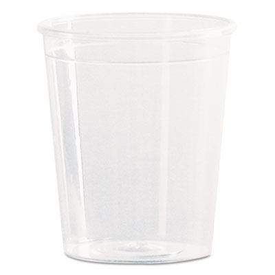 Comet Plastic Portion/shot Glass, 2 Oz, Clear, 50/pack, 50 P