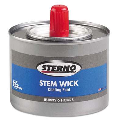 Chafing Fuel Can With Stem Wick, Methanol, 6 Hour Burn, 1.89
