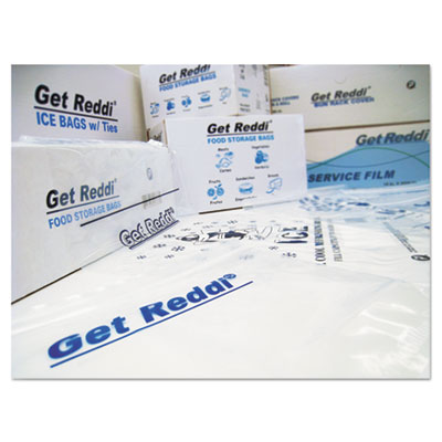 Food Bags, 5.5 gal, 10 x 8 x 24, Clear, 500/Carton
