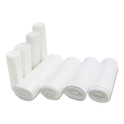 High-Density Commercial Can Liners, 7 gal, 6 mic, 20" x 22",