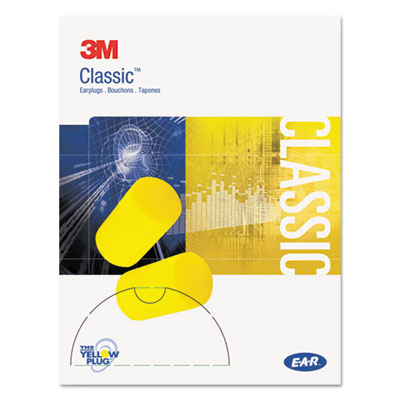 E-A-RClassic Small Earplugs in Pillow Paks, 29 dB NRR, Small
