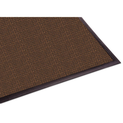WaterGuard Indoor/Outdoor Scraper Mat, Rectangular, Brown Ri