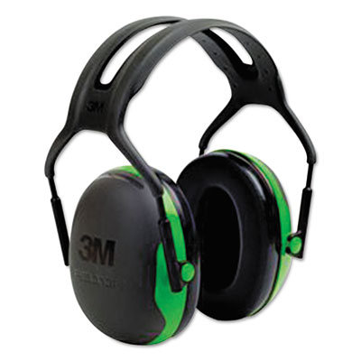 PELTOR X1A Over the Head Earmuffs, Dielectric, 22 dB NRR, Bl