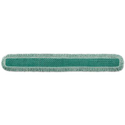 HYGEN Dust Mop Heads With Fringe, Green, 60", Microfiber, Cu