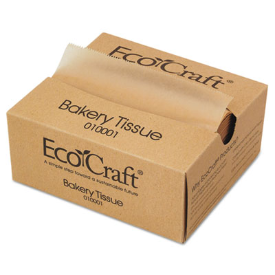Ecocraft Interfolded Dry Wax Deli Sheets, 6 X 10.75, Natural