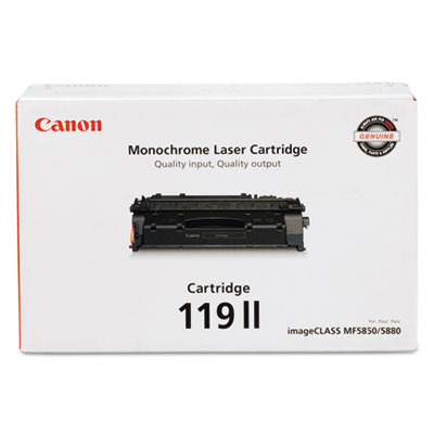 3480b001 (crg-119 Ii) High-Yield Toner, 6,400 Page-Yield, Bl