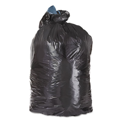 Low-Density Can Liners, 33 gal, 1.6 mil, 23" x 39", Black, F