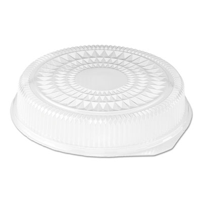 Round Plastic Dome Lid, Embossed, Fits 212/213, 16" Diameter