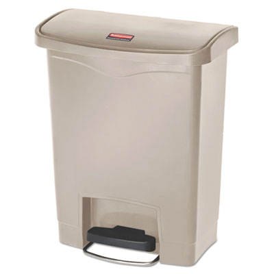 Streamline Resin Step-On Container, Front Step Style, 8 gal,