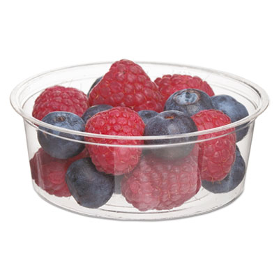 Renewable and Compostable Portion Cups, 2 oz, Plastic, Clear